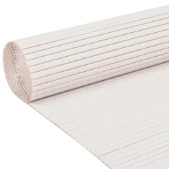 MAISON EXCLUSIVE - Clôture de jardin double face 110x300 cm blanc