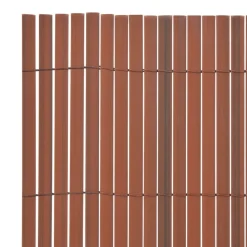 MAISON EXCLUSIVE - Clôture de jardin double face pvc 90 x 300 cm marron