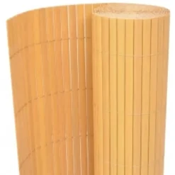 MAISON EXCLUSIVE - Clôture de jardin double face 110x300 cm jaune