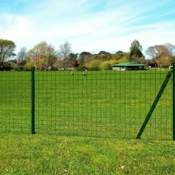 MAISON EXCLUSIVE - Clôture euro acier 25 x 1 m vert