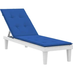 MAISON EXCLUSIVE - Coussin de chaise de terrasse bleu royal (75+105)x50x4 cm