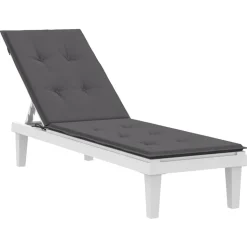 MAISON EXCLUSIVE - Coussin de chaise de terrasse anthracite (75+105)x50x4 cm