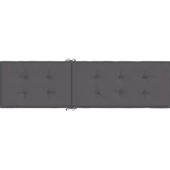 MAISON EXCLUSIVE - Coussin de chaise de terrasse anthracite (75+105)x50x4 cm