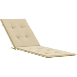 MAISON EXCLUSIVE - Coussin de chaise de terrasse beige (75+105)x50x4 cm