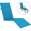 MAISON EXCLUSIVE - Coussin de chaise de terrasse bleu (75+105)x50x4 cm