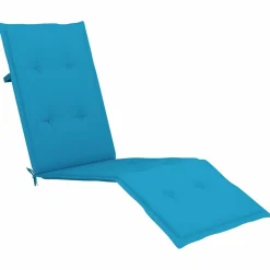 MAISON EXCLUSIVE - Coussin de chaise de terrasse bleu (75+105)x50x4 cm