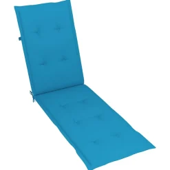 MAISON EXCLUSIVE - Coussin de chaise de terrasse bleu (75+105)x50x4 cm
