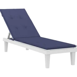MAISON EXCLUSIVE - Coussin de chaise de terrasse bleu marine tissu oxford