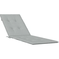MAISON EXCLUSIVE - Coussin de chaise longue gris clair mélangé (75+105) x 50 x 4 cm