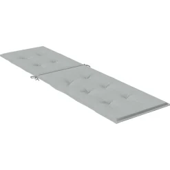 MAISON EXCLUSIVE - Coussin de chaise longue gris clair mélangé (75+105) x 50 x 4 cm