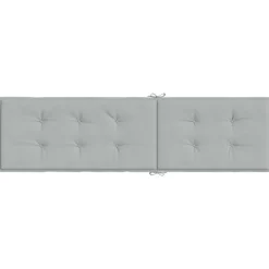 MAISON EXCLUSIVE - Coussin de chaise longue gris clair mélangé (75+105) x 50 x 4 cm