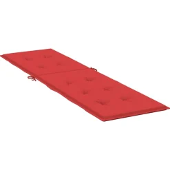 MAISON EXCLUSIVE - Coussin de chaise de terrasse rouge (75+105)x50x4 cm