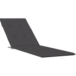 MAISON EXCLUSIVE - Coussin de chaise longue anthracite mélangé (75+105) x 50 x 4 cm