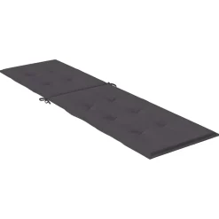 MAISON EXCLUSIVE - Coussin de chaise longue anthracite mélangé (75+105) x 50 x 4 cm