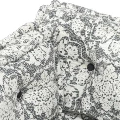 MAISON EXCLUSIVE - Coussin de canapé palette gris clair tissu patchwork