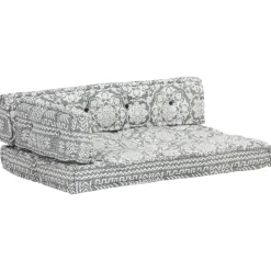 MAISON EXCLUSIVE - Coussin de canapé palette gris clair tissu patchwork