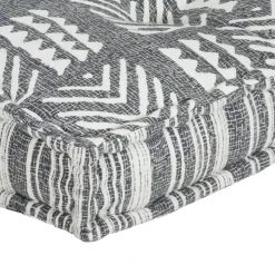 MAISON EXCLUSIVE - Coussin de canapé palette gris tissu patchwork