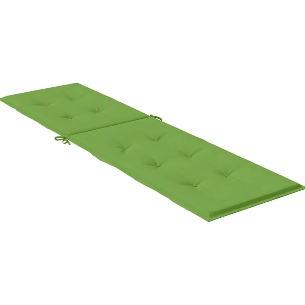 MAISON EXCLUSIVE - Coussin de chaise longue vert mélangé (75+105) x 50 x 4 cm tissu
