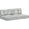 MAISON EXCLUSIVE - Coussin de canapé palette gris clair tissu patchwork