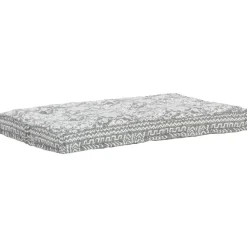 MAISON EXCLUSIVE - Coussin de canapé palette gris clair tissu patchwork