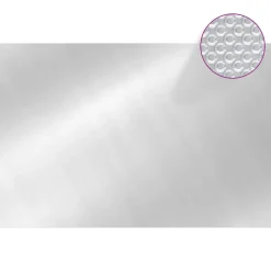 MAISON EXCLUSIVE - Couverture de piscine rectangulaire 600x400 cm pe argenté