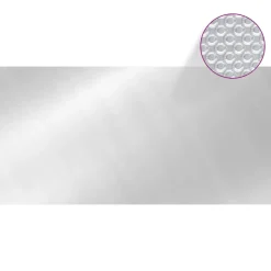 MAISON EXCLUSIVE - Couverture de piscine argenté 732x366 cm pe