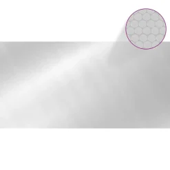 MAISON EXCLUSIVE - Couverture de piscine argenté 975x488 cm pe