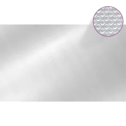 MAISON EXCLUSIVE - Couverture de piscine rectangulaire 1000x600 cm pe argenté