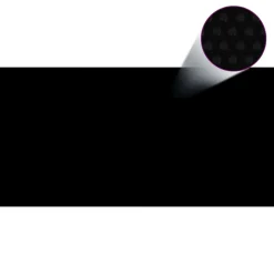 MAISON EXCLUSIVE - Couverture de piscine noir 549 x 274 cm pe