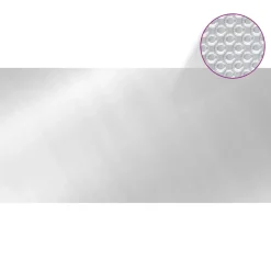 MAISON EXCLUSIVE - Couverture de piscine argenté 450x220 cm pe