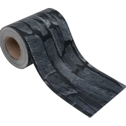 MAISON EXCLUSIVE - Écran d'intimité de jardin pvc 35x0,19m gris d'aspect de pierre