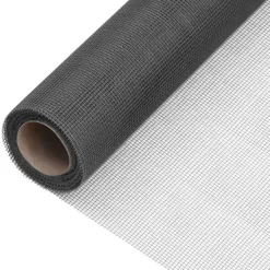 MAISON EXCLUSIVE - Écran en treillis fibre de verre 60x1000 cm noir