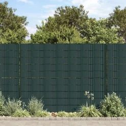 MAISON EXCLUSIVE - Écrans d'intimité de jardin 4 pcs pvc 35x0,19 m vert mat