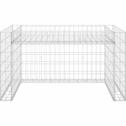 MAISON EXCLUSIVE - Garage tondeuse à gazon lit surélevé 110x80x60 cm fil en acier