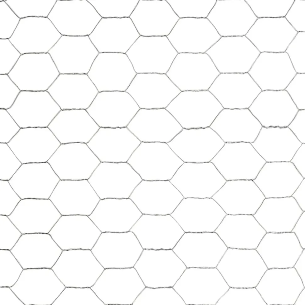 MAISON EXCLUSIVE - Grillage pour volière acier galvanisé 25x1,5 m argenté