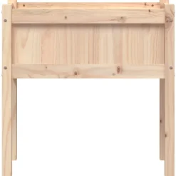 MAISON EXCLUSIVE - Jardinières 2 pcs avec pieds bois de pin massif