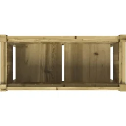MAISON EXCLUSIVE - Jardinière avec pieds 70x31x70 cm bois de pin imprégné