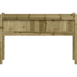 MAISON EXCLUSIVE - Jardinières 2 pcs avec pieds bois de pin imprégné