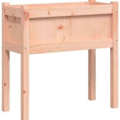 MAISON EXCLUSIVE - Jardinières avec pieds 70x31x70 cm bois massif douglas