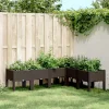MAISON EXCLUSIVE - Jardinière avec pieds marron 160x120x42 cm pp