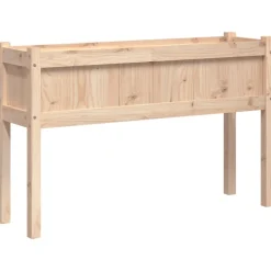 MAISON EXCLUSIVE - Jardinières avec pieds 110x31x70 cm bois de pin massif
