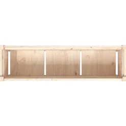 MAISON EXCLUSIVE - Jardinières avec pieds 110x31x70 cm bois de pin massif