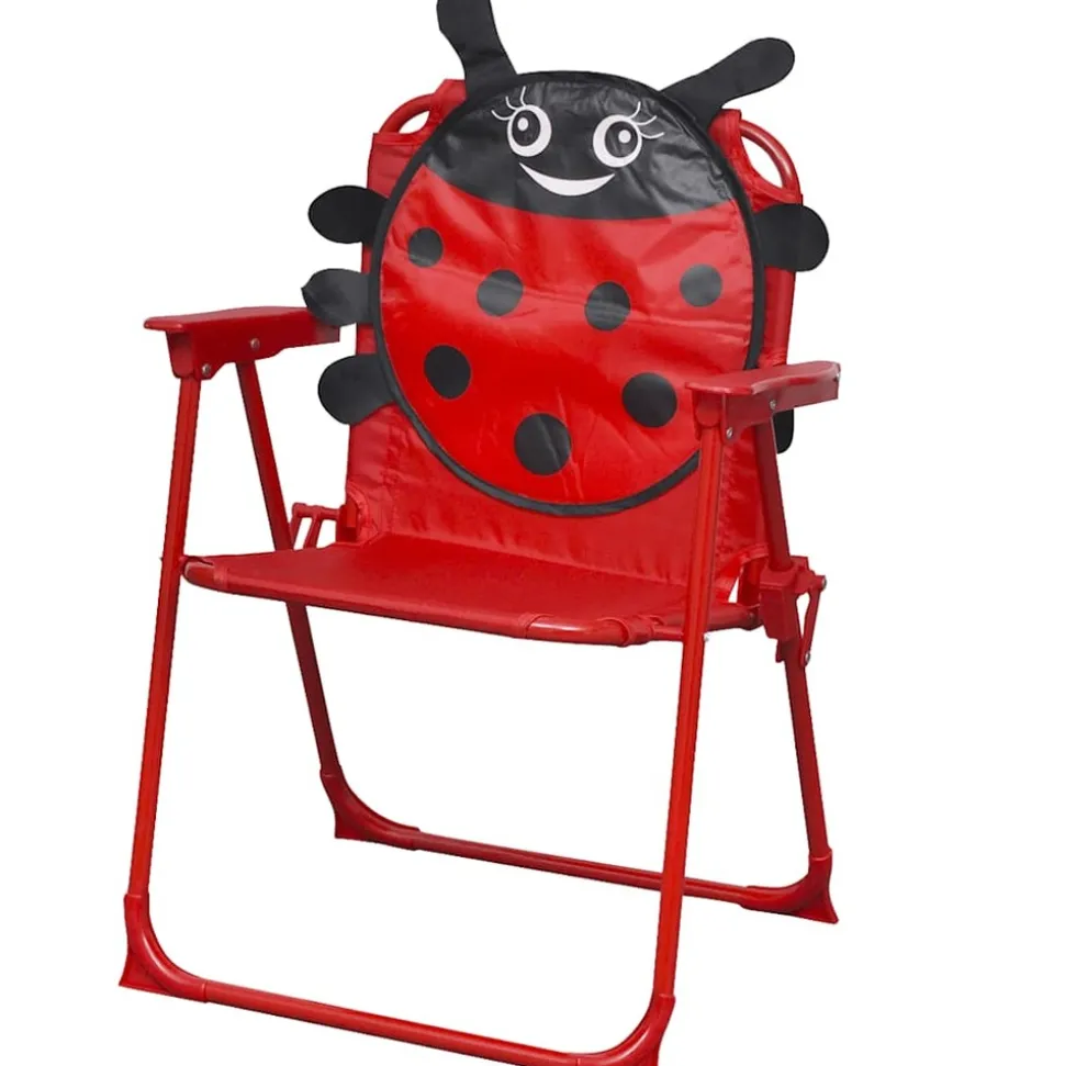MAISON EXCLUSIVE - Jeu de bistro avec parasol pour enfants 3 pcs rouge