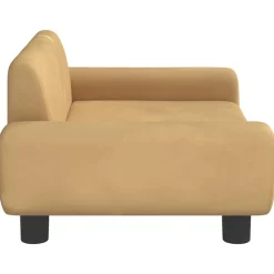 MAISON EXCLUSIVE - Lit pour chien marron 70x45x33 cm velours