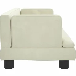 MAISON EXCLUSIVE - Lit pour chien crème 60x40x30 cm velours