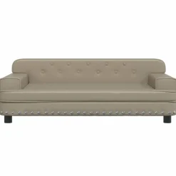 MAISON EXCLUSIVE - Lit pour chien cappuccino 90x53x30 cm similicuir