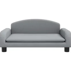 MAISON EXCLUSIVE - Lit pour chien gris clair 70x45x30 cm tissu