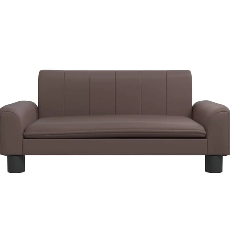 MAISON EXCLUSIVE - Lit pour chien marron 70x45x30 cm similicuir