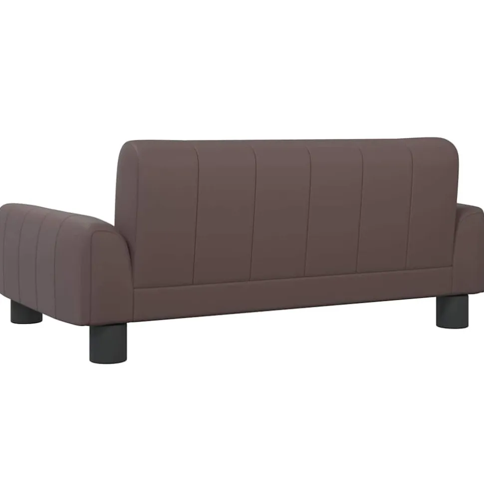 MAISON EXCLUSIVE - Lit pour chien marron 70x45x30 cm similicuir