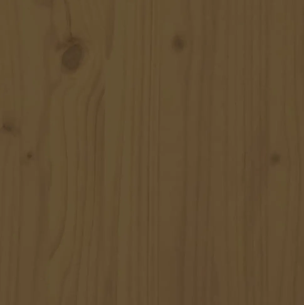 MAISON EXCLUSIVE - Lit pour chien marron miel 101x70x90 cm bois de pin solide